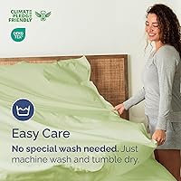 Vista 423 de Sábana encimera de bolsillo profundo, más suave que el algodón egipcio, 1 sábana encimera para colchón tamaño Queen