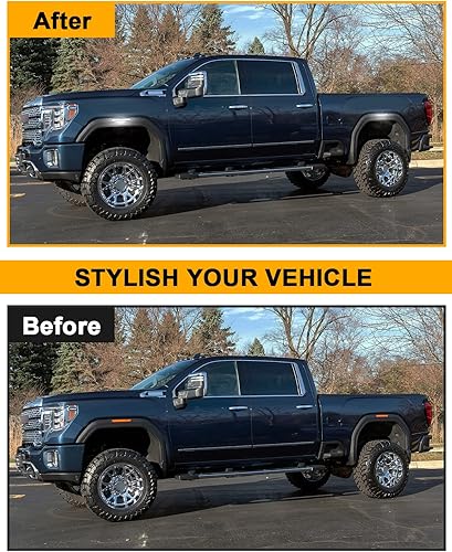 Miniatura 4 de 4 luces LED de posición de estacionamiento delantera y trasera compatibles con Sierra 2500HD 3500HD 2020-2024, lámpara de posición de