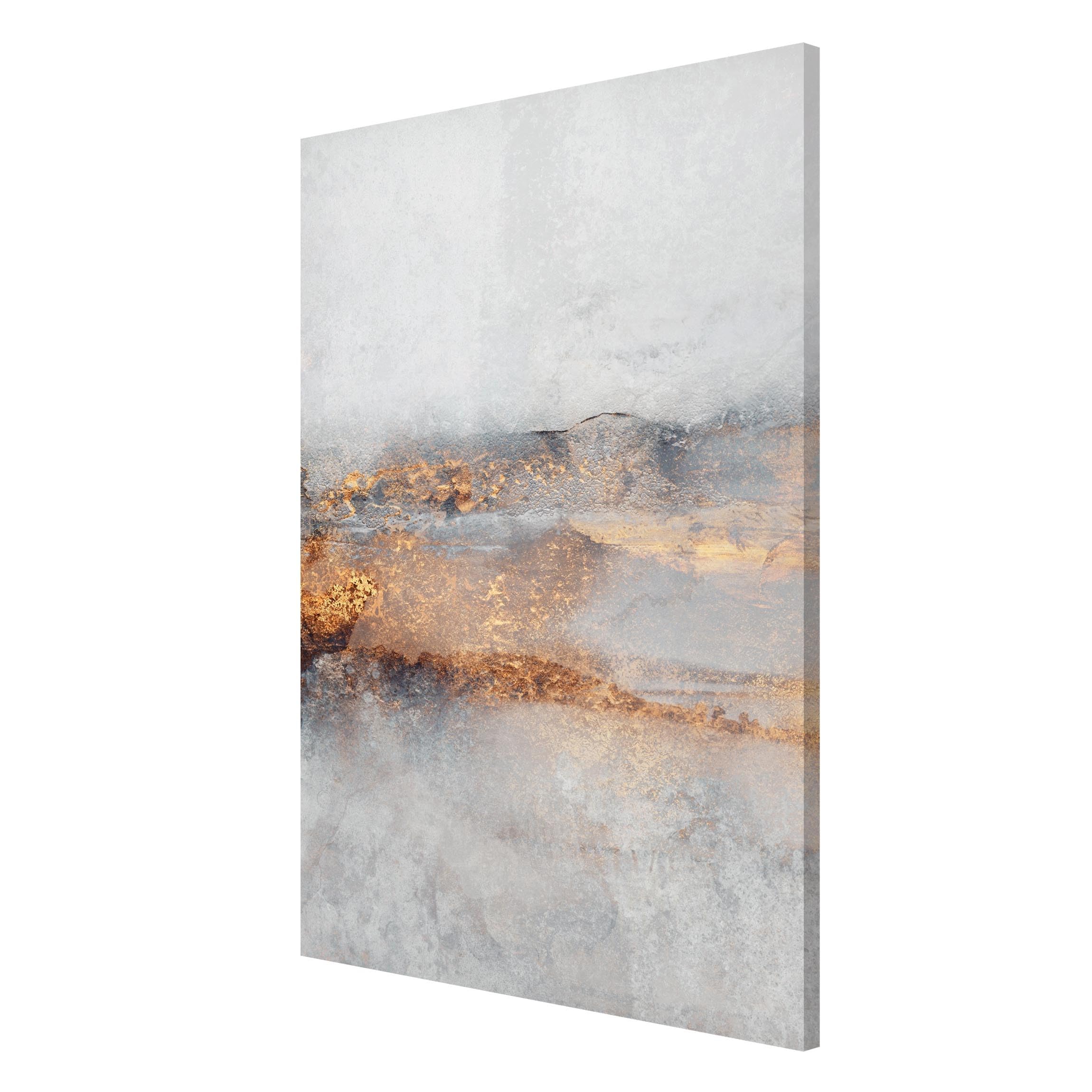 Magnettafel Pinnwand für Magnete Muster Magnetboard - Magnetwand Made in Germany - Kunstkopie Abstrakt Notiztafel grau Küche Flur Büro Visionboard WBMT_6247 (60x90cm)