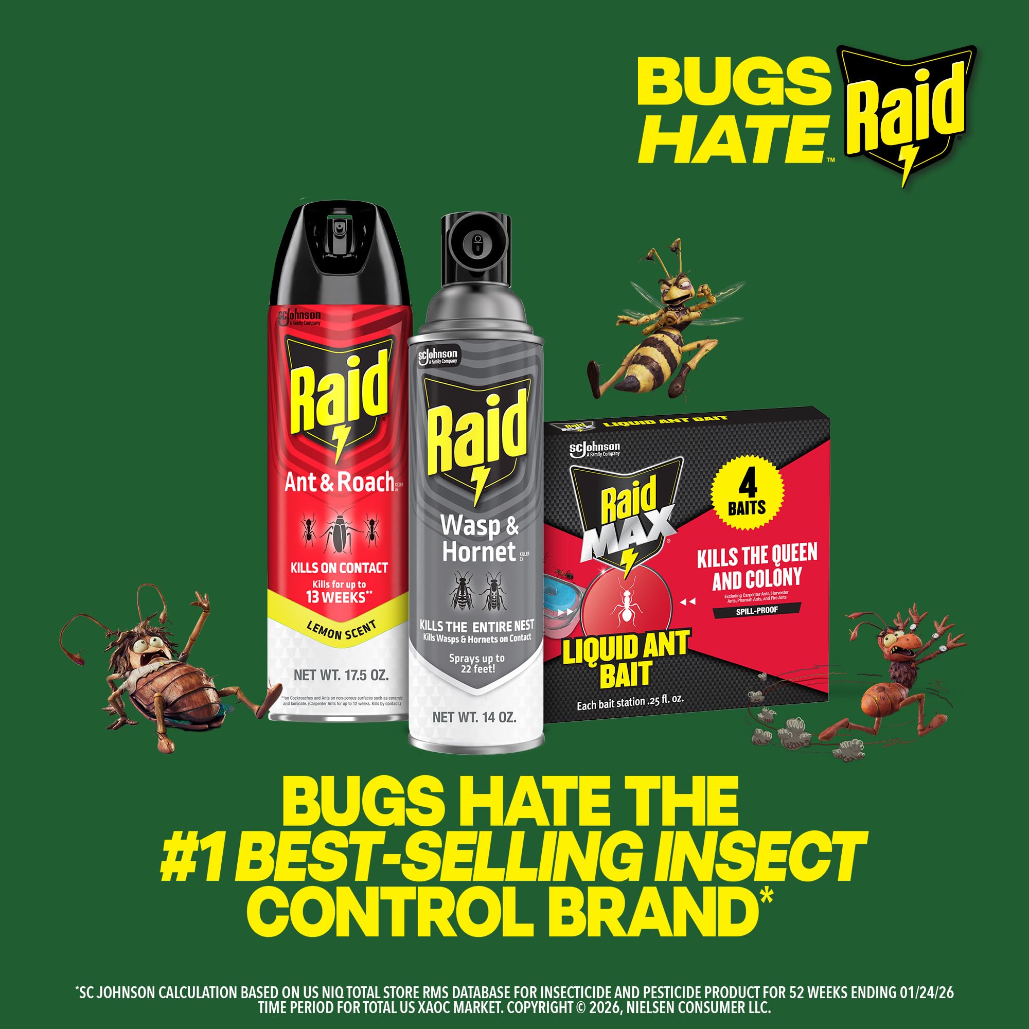 14 oz 2 Count Wasp & Hornet Killer Bug Spray Y7290