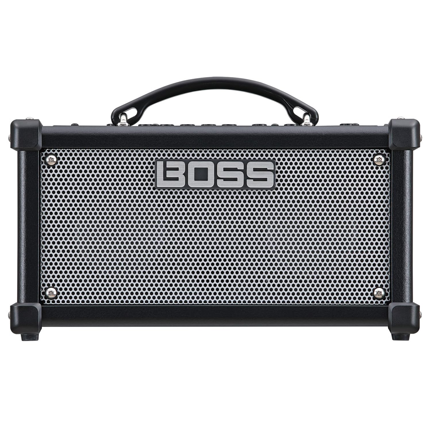 Boss Dual Cube LX Gitarren-Verstärker mit BT-Dual Bluetooth Adapter und keepdrum Kabel