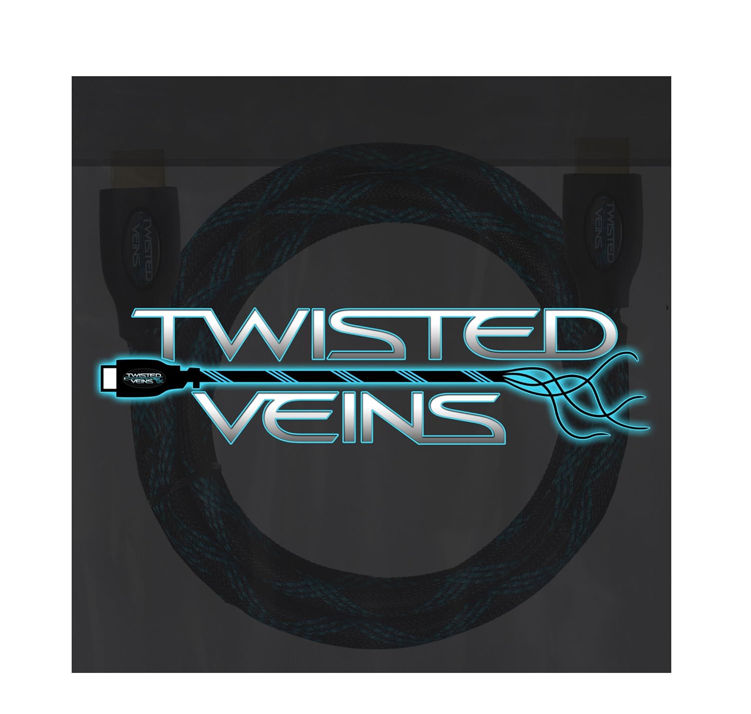 Twisted Veins HDMI Cable 6 ft, 3-Pack, Premium HDMI Cord Type High Speed with Ethernet, Supports HDMI 2.0b 4K 60hz HDR on Most Devices and May Only Support 4K 30hz on Some Devices