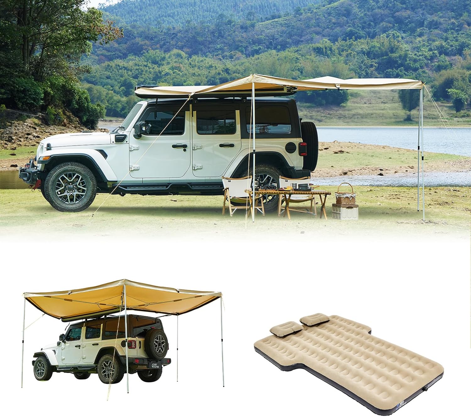 270 Awning - 125 SQ+Small SUV Air Mattress