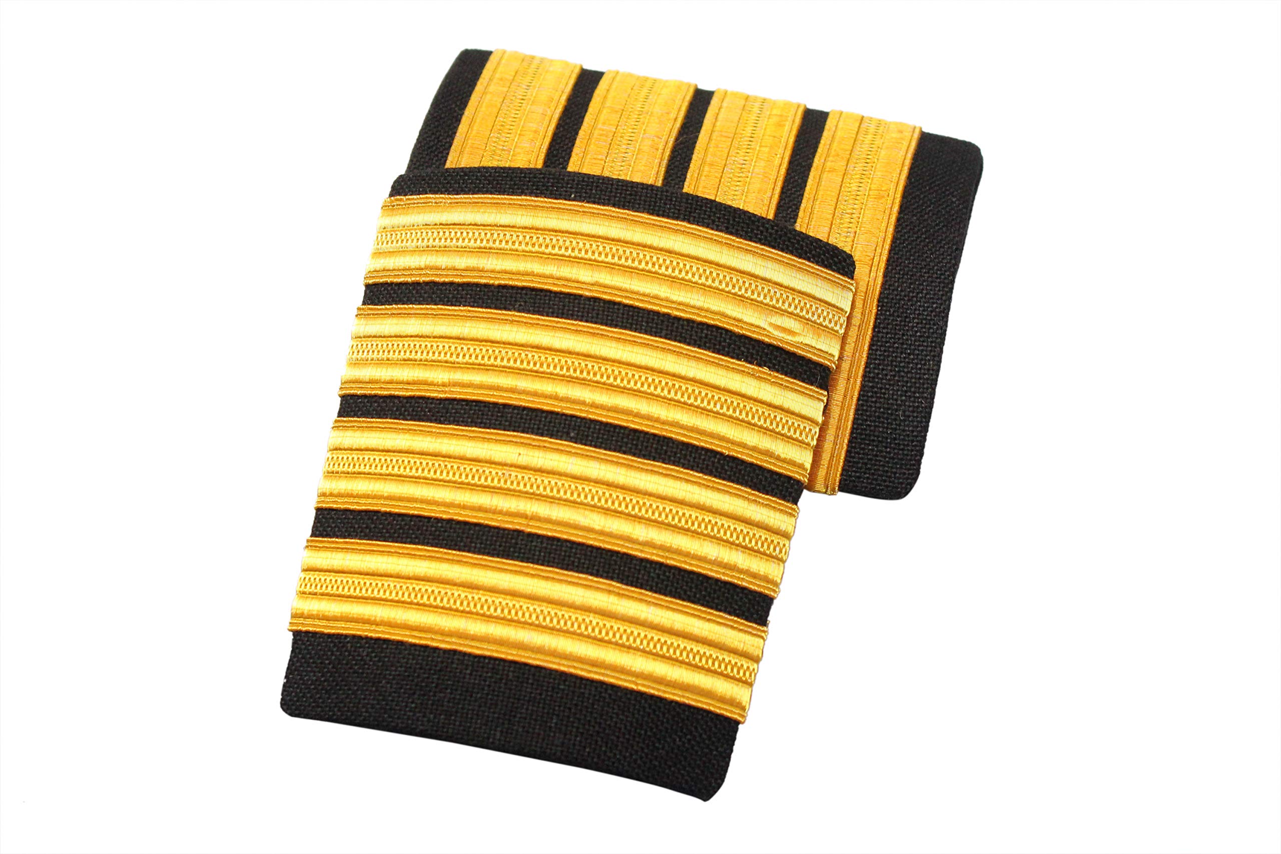 Captain Pilot Epaulets 4 Stripe (Gold)