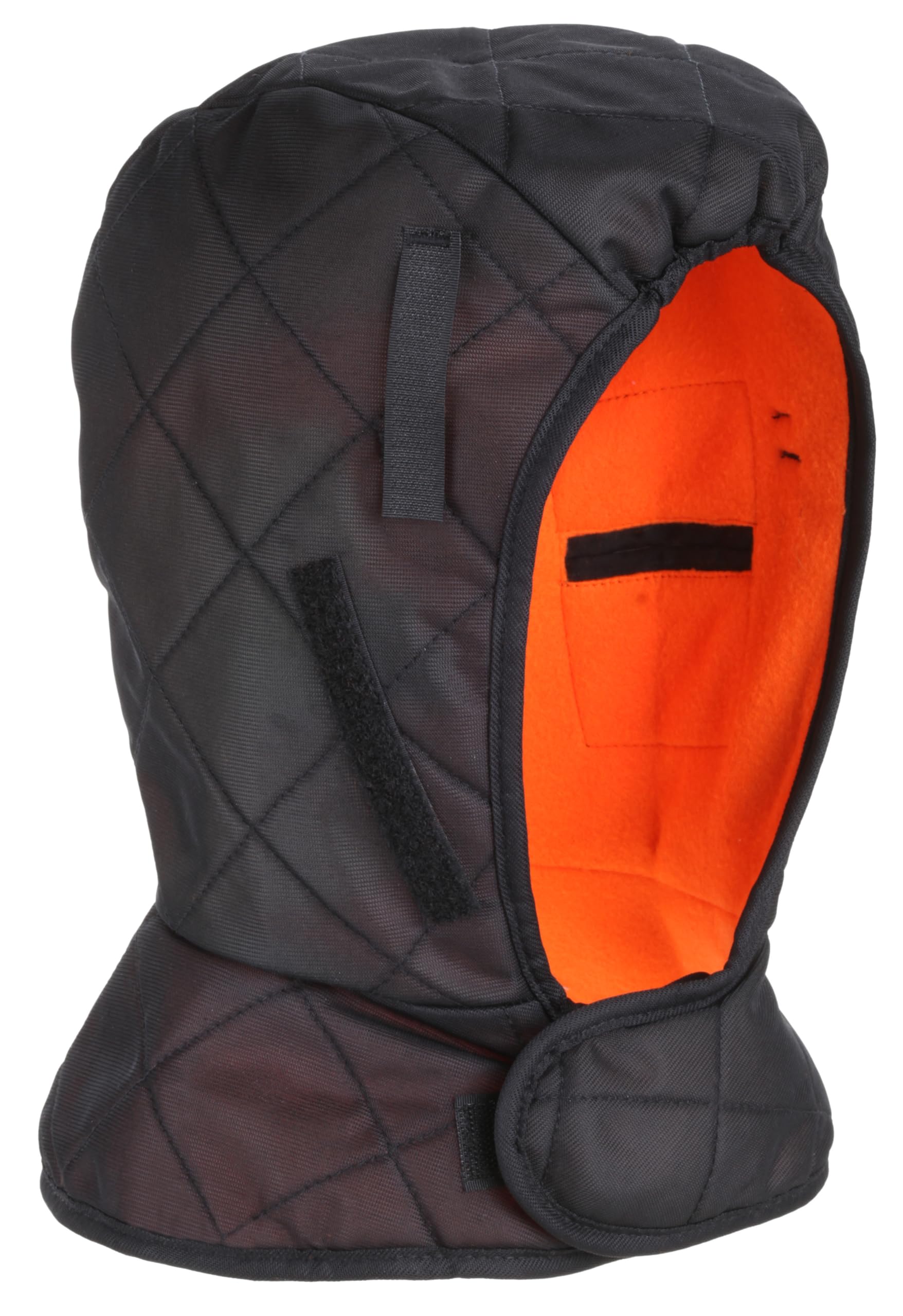 Ergodyne Winter Hard Hat Liner, Insulated, Fleece Lined, Shoulder Length, N-Ferno 6867, Black