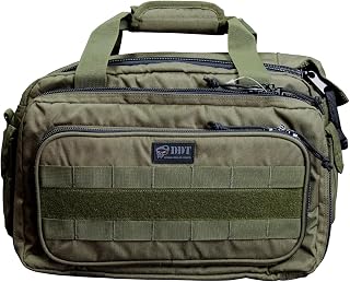 DDT Ranger Padded Range Bag – Large Tactical Shooting Bag with Compartments for Ammo, Firearms, and Gear