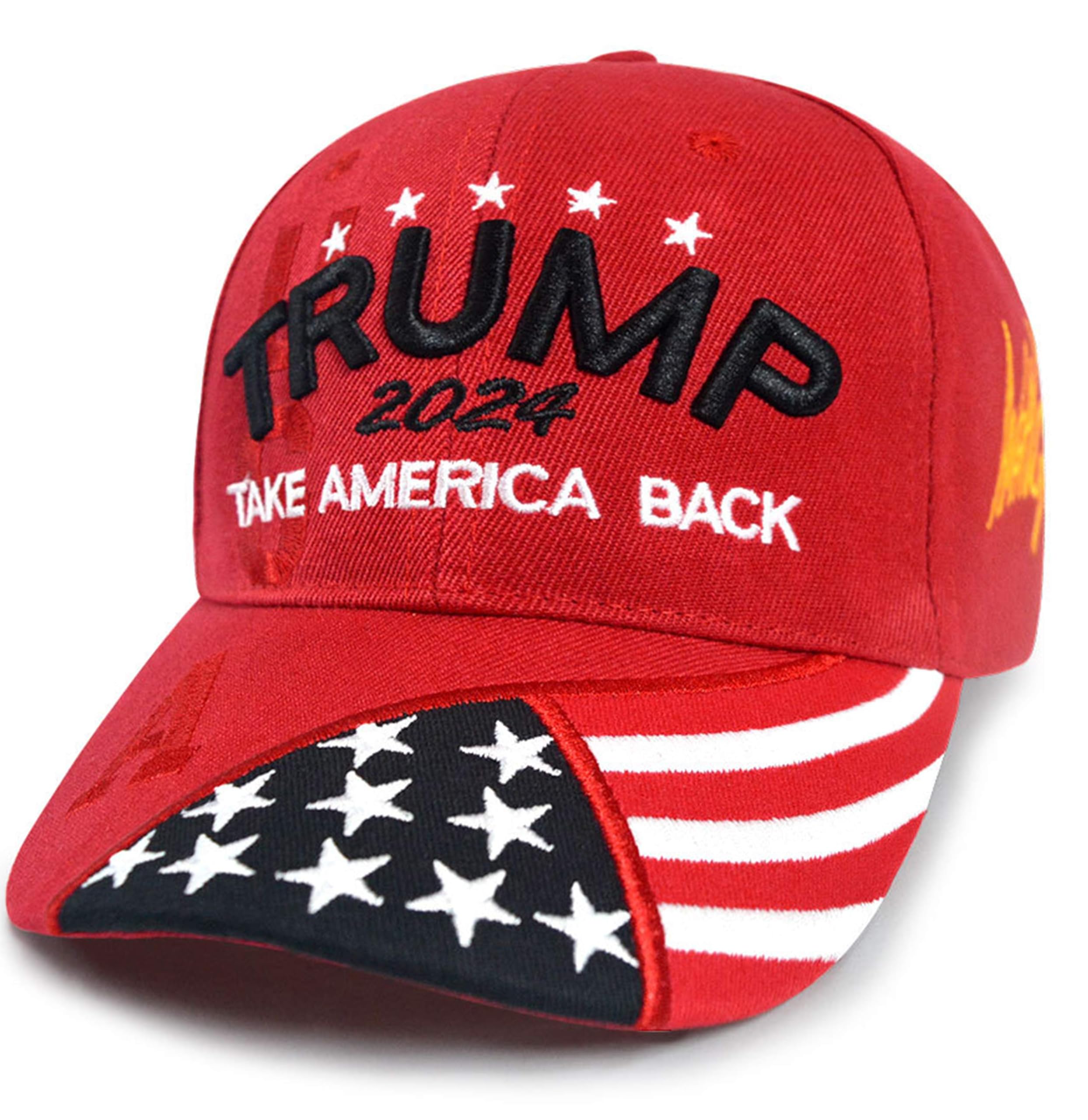 Trump 2024 Hat Donald Trump Hat Take America Back MAGA USA Embroidery Adjustable Baseball Cap