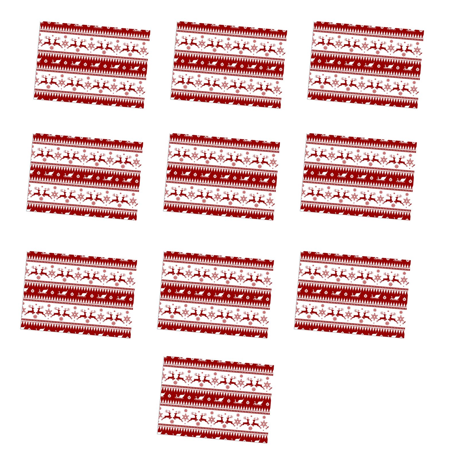 Tsophreniq Christmas Celebration Wrapping Sheets with Reindeer Pattern User Friendly Paper for Gift Box Decoration User Friendly Wrap