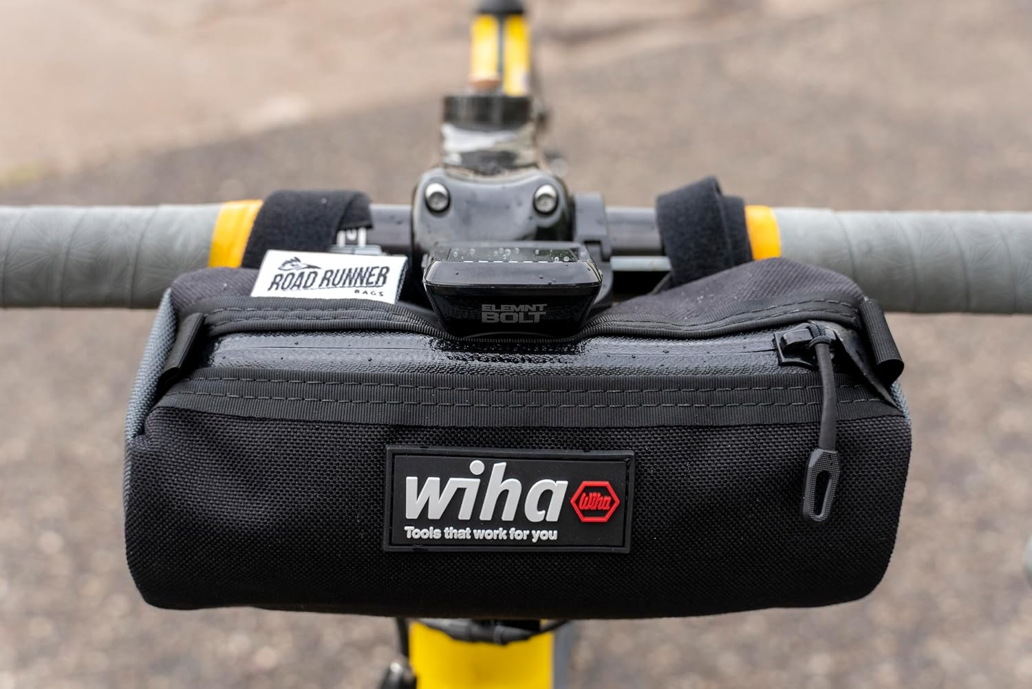 Wiha 91801 14 Piece Stubby Bike Repair Multi-Driver With Road Runner® Burrito Bag Set
