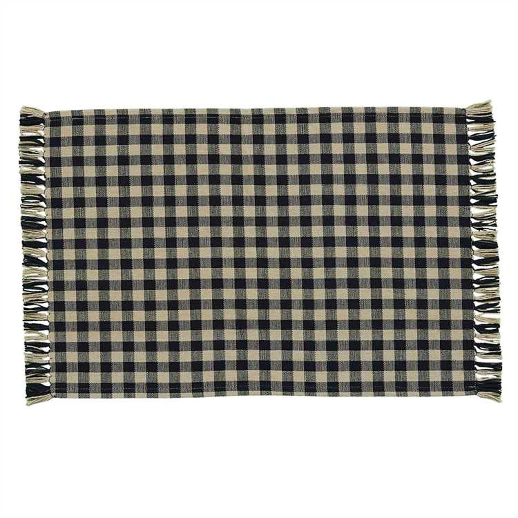 Set Of 4 Park Designs Black And Tan Check Placemats Gingham Primitive Country Buy Online In El Salvador Missing Category Value Products In El Salvador See Prices Reviews