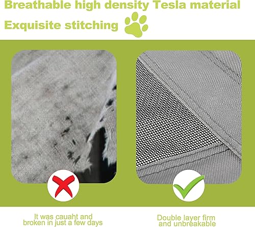 Miniatura 2 de Cama elevada para perros pequeños, marco resistente y malla transpirable para uso en interiores y exteriores, marco de cama refrescante para perros