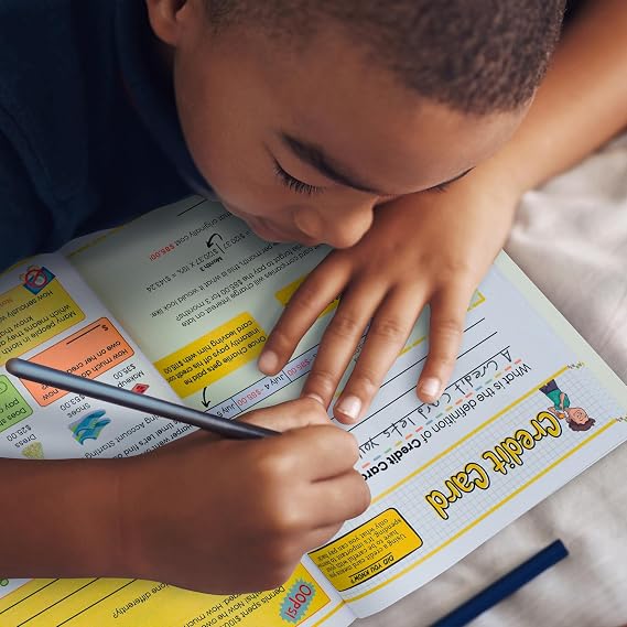 Financial Literacy Workbook for Kids Ages 814 Real-World Money Skills for Saving, Spending, Budgeting, Credit & Investing | Homeschool & Classroom Learning