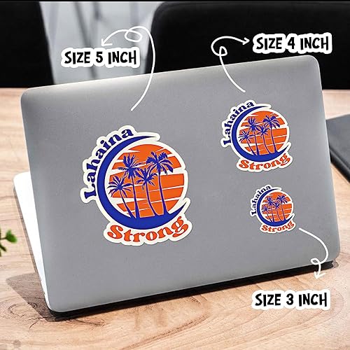 Miniatura 2 de Lahaina Maui Hawaii Strong Maui Lahaina Survivor - Adhesivo adhesivo para laptop, guitarra, motocicleta, bicicleta, monopatín, equipaje, teléfono,