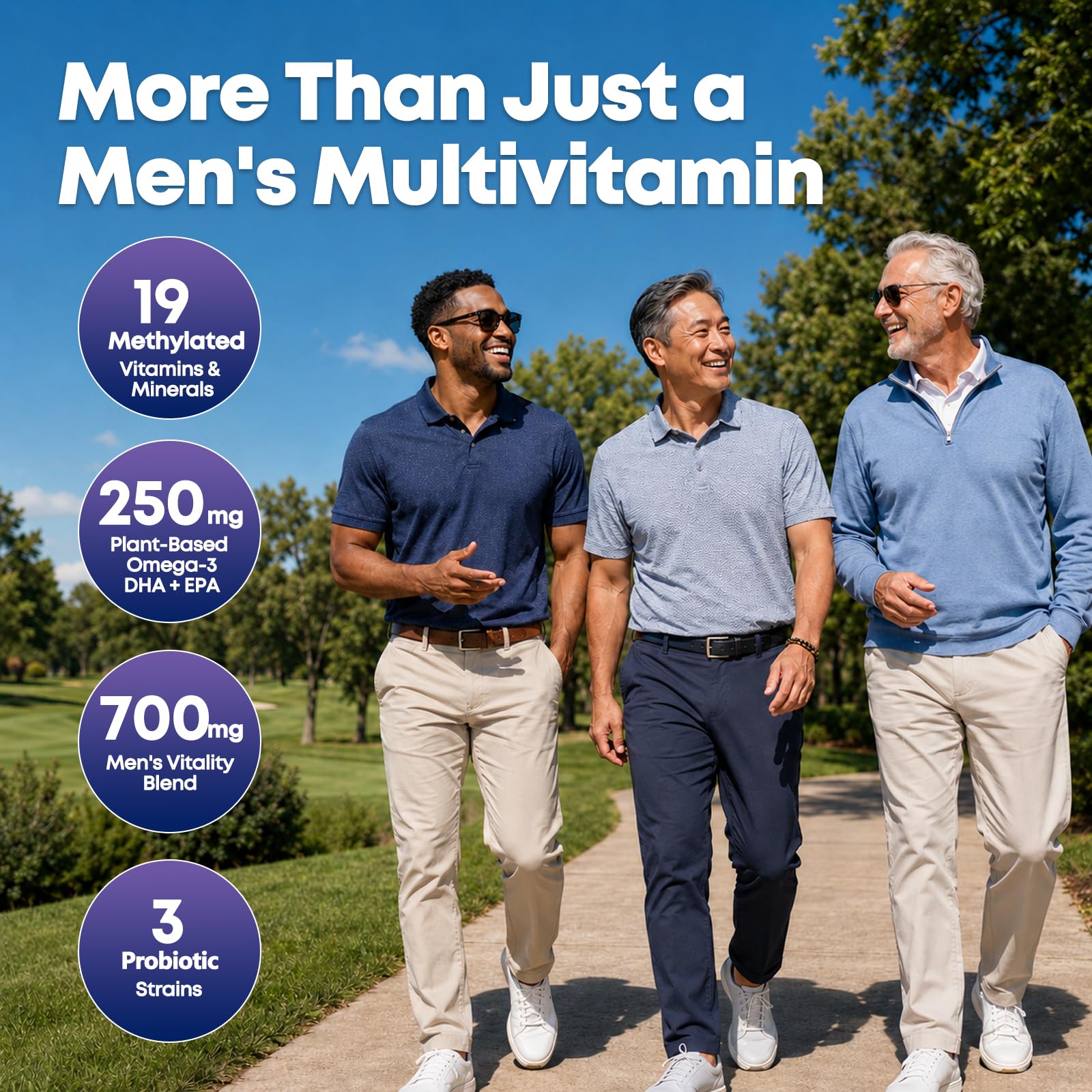 Mens Multivitamins Gummies with Omega-3, CoQ10 & Probiotics, 90 Count — Amazon image 4