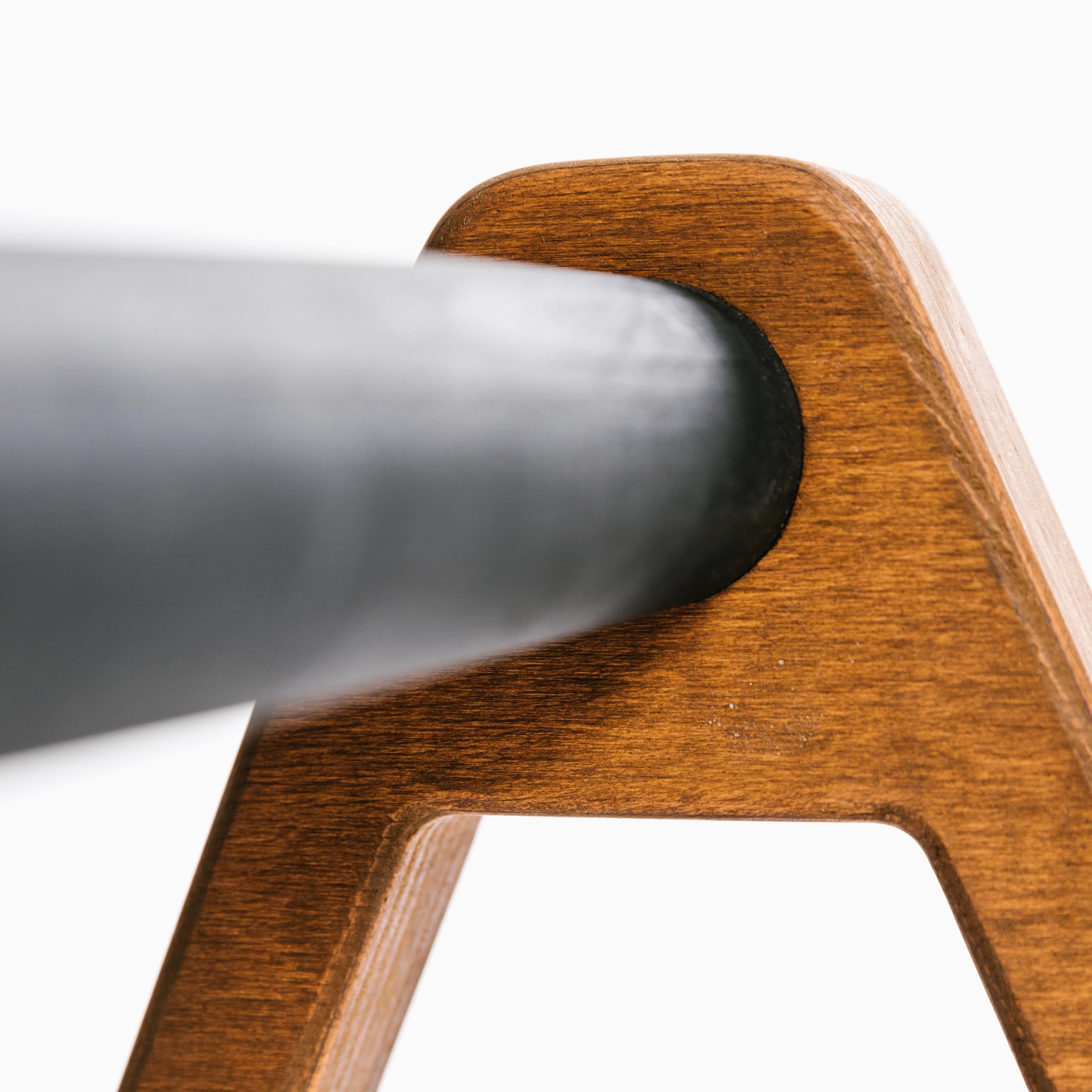 WOODPOWER® PowerBars Holz-Parallettes für Liegestütze, Liegestützgriffe Holz, Handstände, Yoga & Calisthenics, rutschfest, für Indoor & Outdoor, gelenkschonend, Körpergewichtstraining