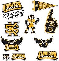 Vista 114 de Universidad de Florida Central - Paquete variado de 9 calcomanías de vinilo grandes de lujo - Laptop, botella de agua, álbumes de recortes, tableta