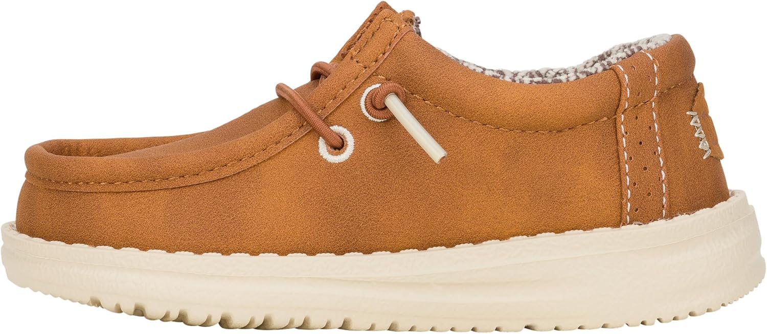 HEYDUDE Kids' Wally Classic (Toddler/Little/Big Kid) Loafer