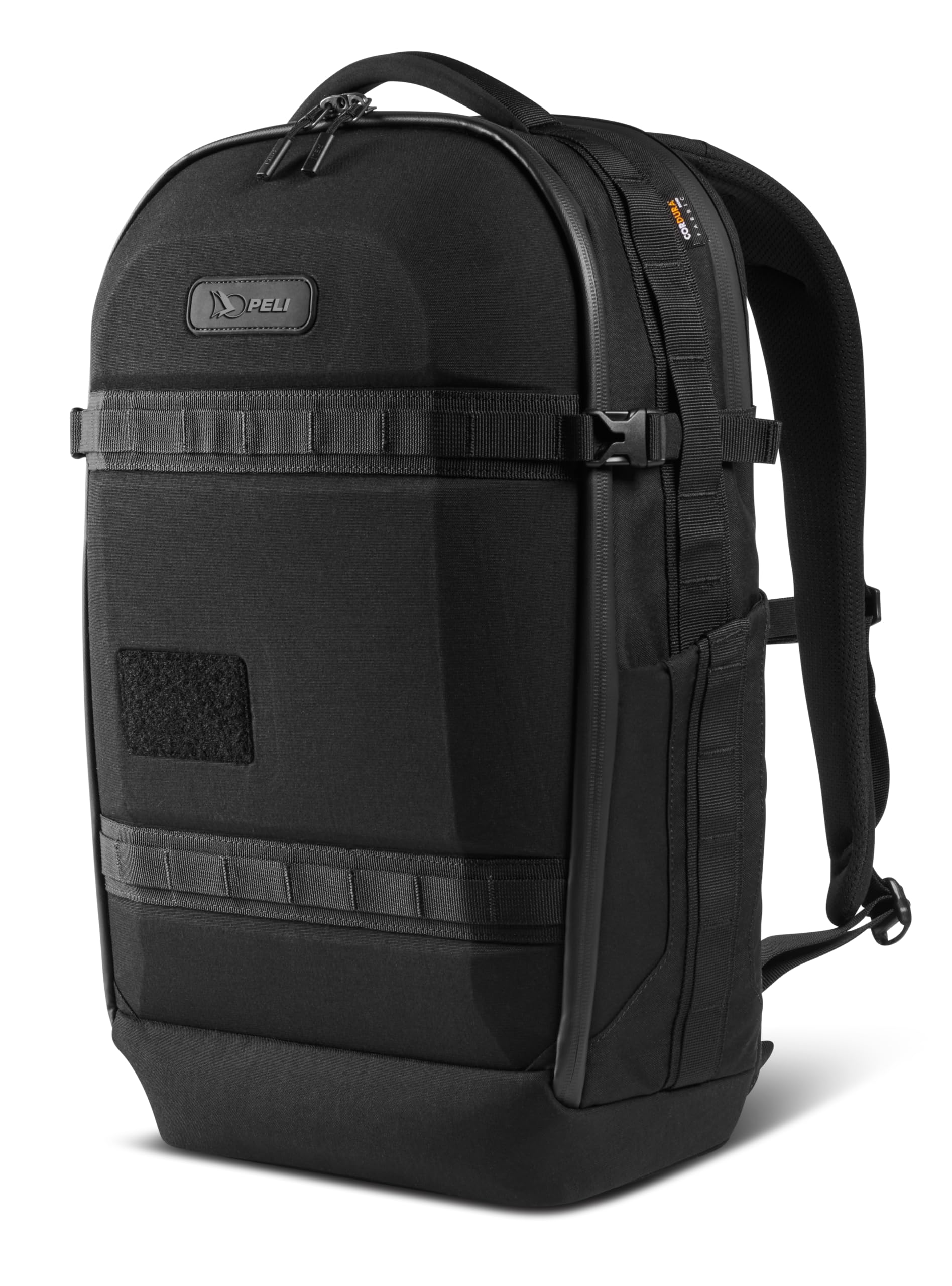PELI Aegis PX25 Rucksack; Vielseitiger Premium-Rucksack aus Peli Shield Technologie; Wasserabweisende Materialien für den Einsatz bei jedem Wetter; Außenmaße: 27 x 16 x 46 cm; Farbe: Schwarz