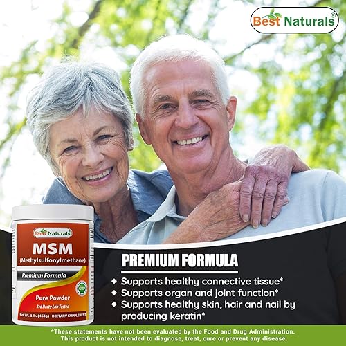 Miniatura 5 de Best Naturals Polvo MSM y complejo B-100