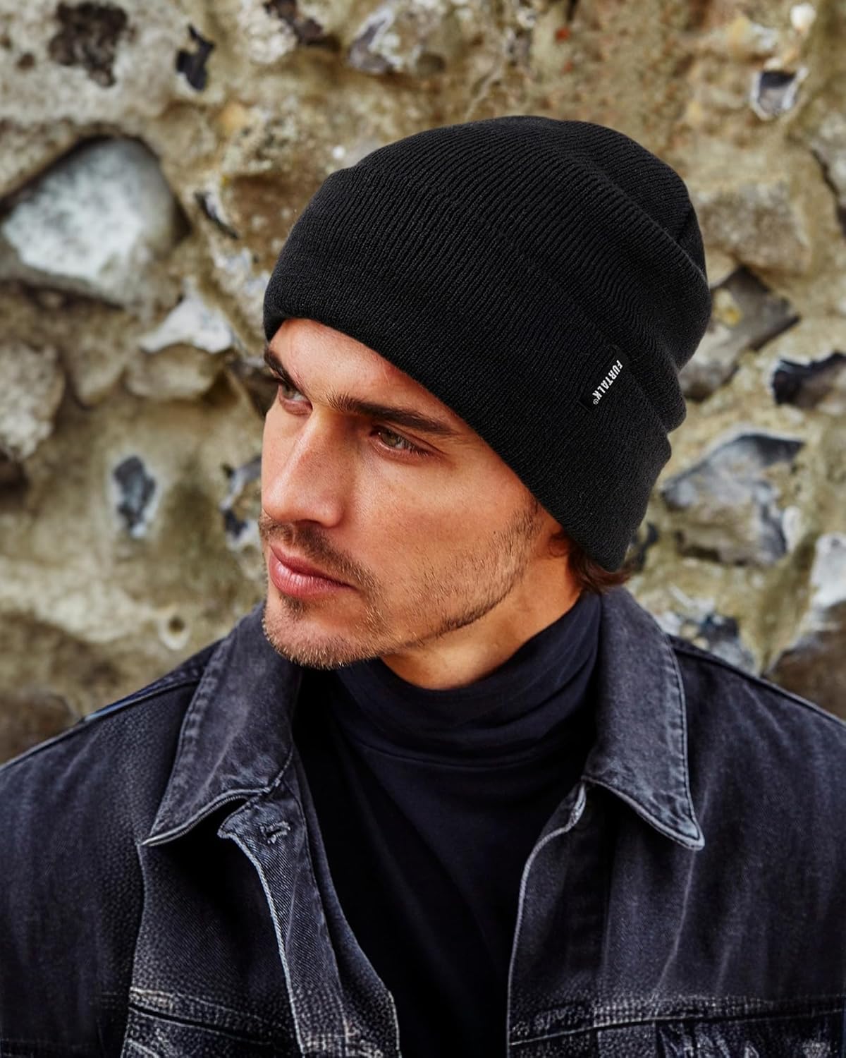 FURTALK 3 Pack Beanie for Men Women Unisex Cuffed Thick Knitted Unisex Winter Hat Skull Cap - Image 7