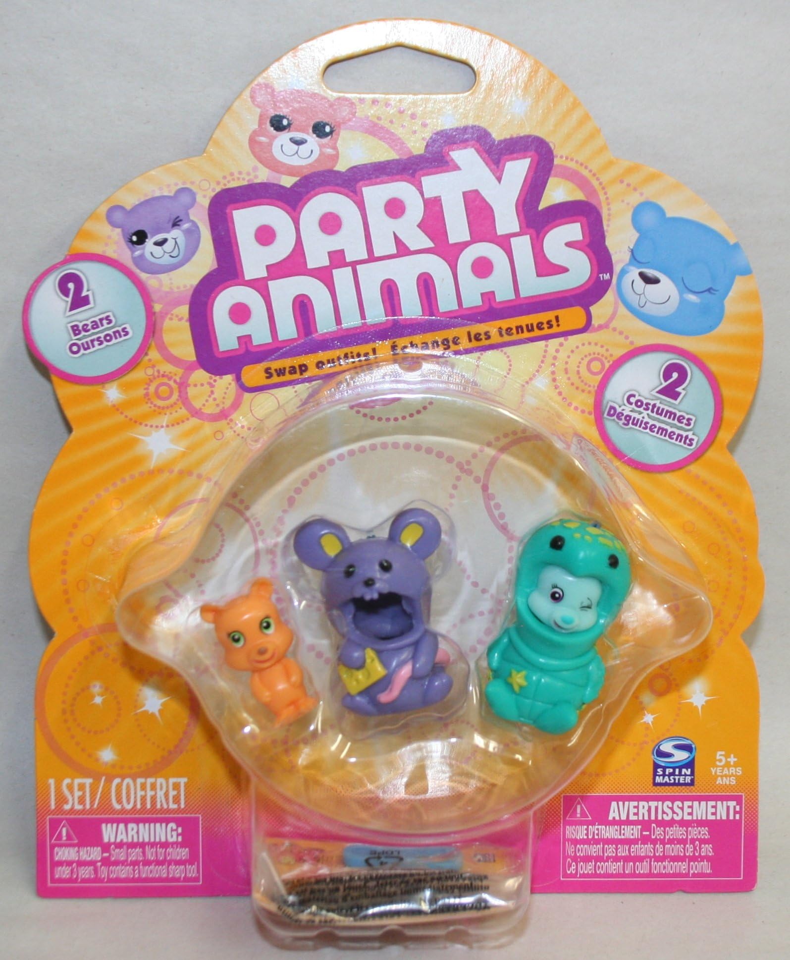 2 Mini Bears Cheesy the Mouse and Shelly the Turtle Costume Pack Not Randomly Picked