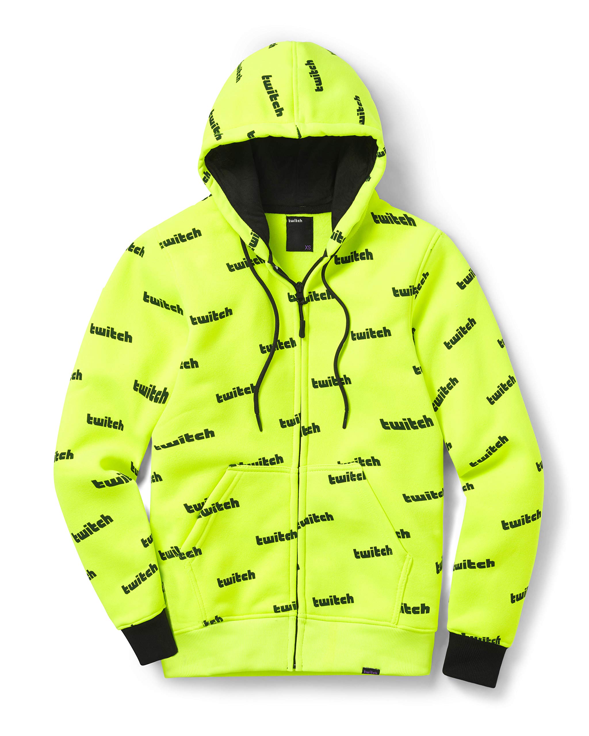 Twitch Print Zip Up Hoodie