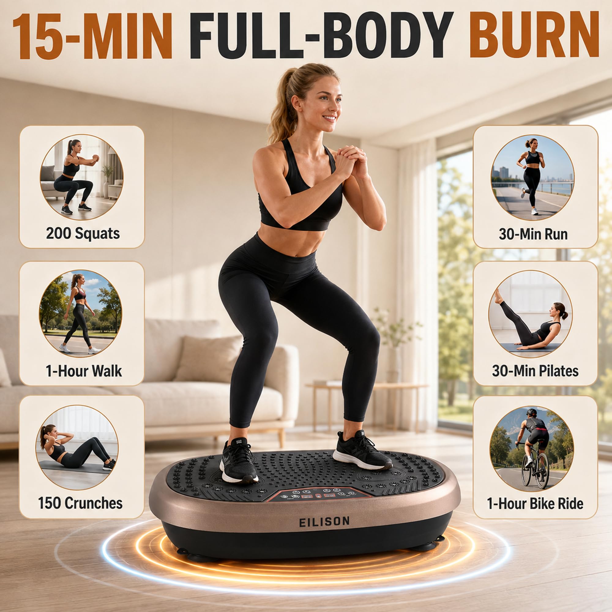 FitMaxx 3D Vibration Plate - Full Body Workout -4
