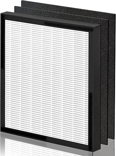 WK01234QPC Kit de repuesto de filtro compatible con filtro de aire WK01234QPC para purificador de aire Oreck, compatible con purificadores de aire