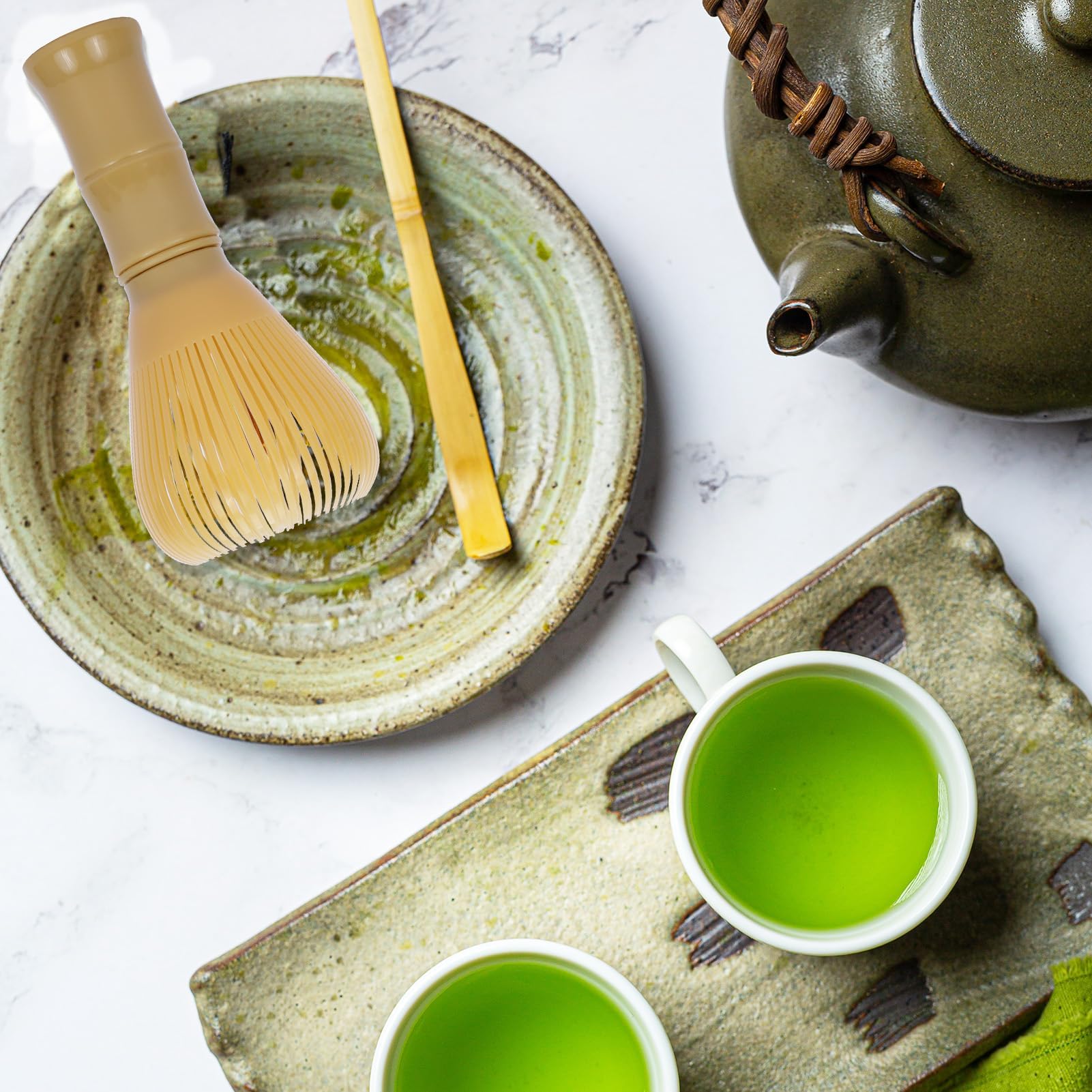 Matcha-Schneebesen Aus Kunstharz – Traditioneller Chasen Für Perfekten Tee