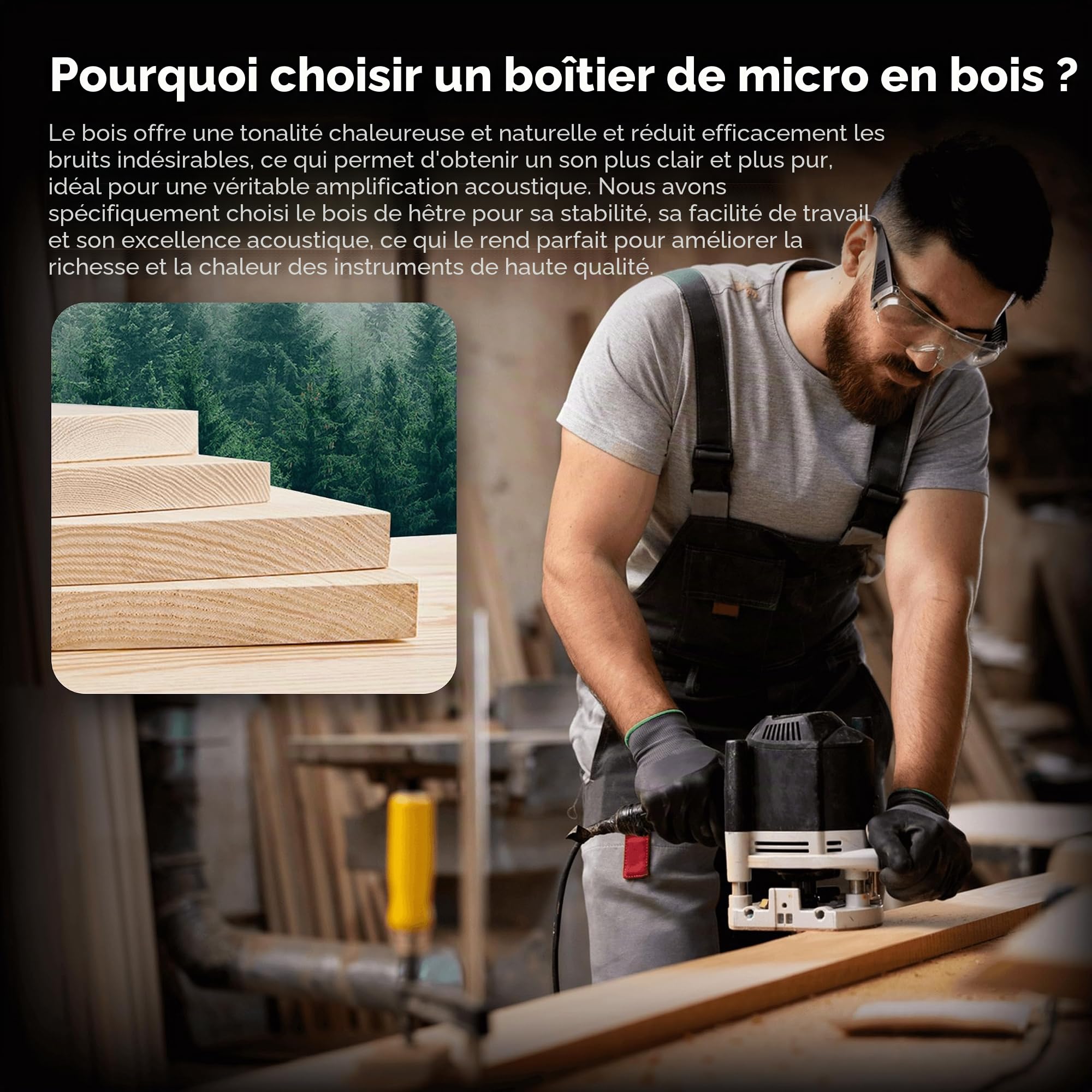 AMUMU NEO-SP31 Micro magnétique passif en néodyme pour guitares acoustiques à corde en acier simple bobine, son acoustique chaud, faible bruit.
