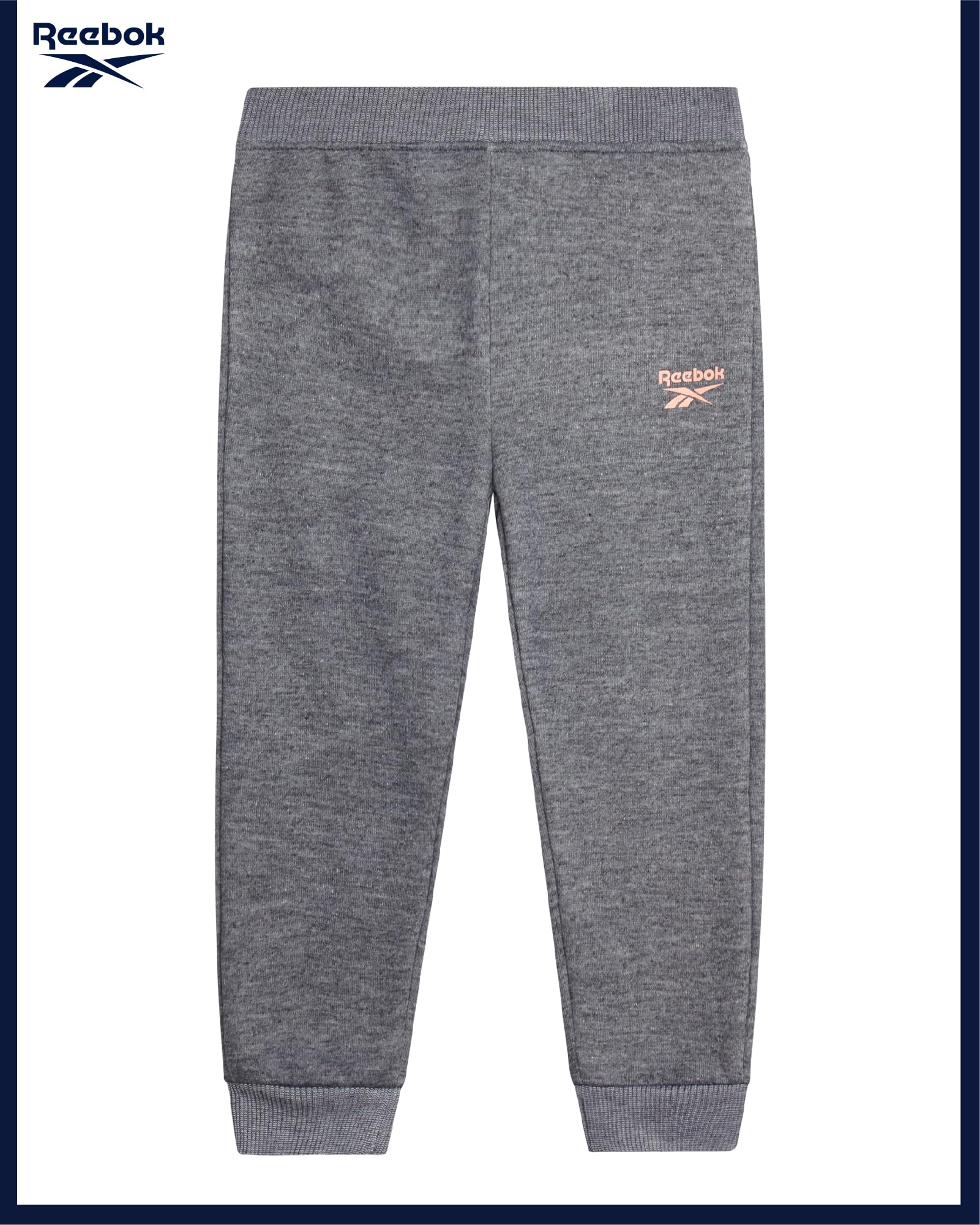Reebok Set tuta da bambina – 2 pezzi felpa con cappuccio e pantaloni della tuta per ragazze