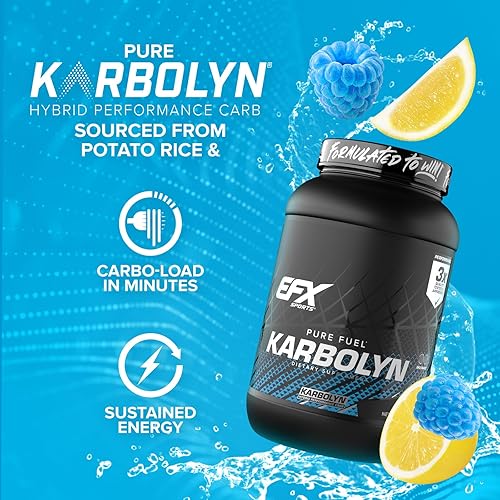 Miniatura 31 de EFX Sports Karbolyn Fuel | Polvo de carbohidratos de rápida absorción | Carga de carbohidratos, energía sostenida, recuperación rápida, sin