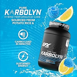 EFX Sports Karbolyn Fuel | Fast-Absorbing Carbohydrate Powder | Carb Load, Sustained Energy, Quick Recovery | Stimulant Free | 36 Servings (Blueberry Lemonade)