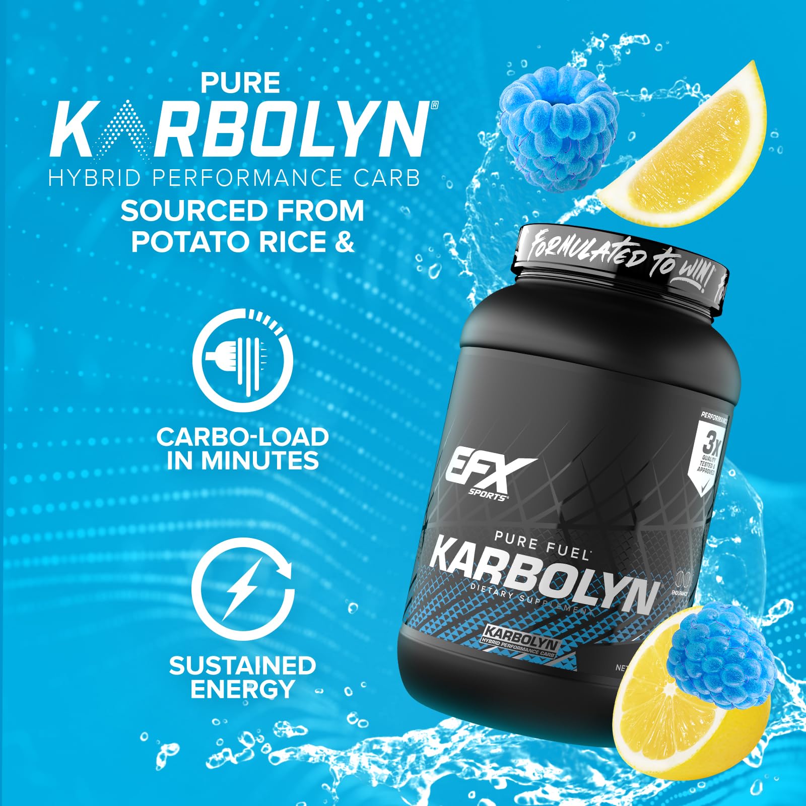 Amazon.com: EFX Sports Karbolyn Fuel | Fast-Absorbing Carbohydrate