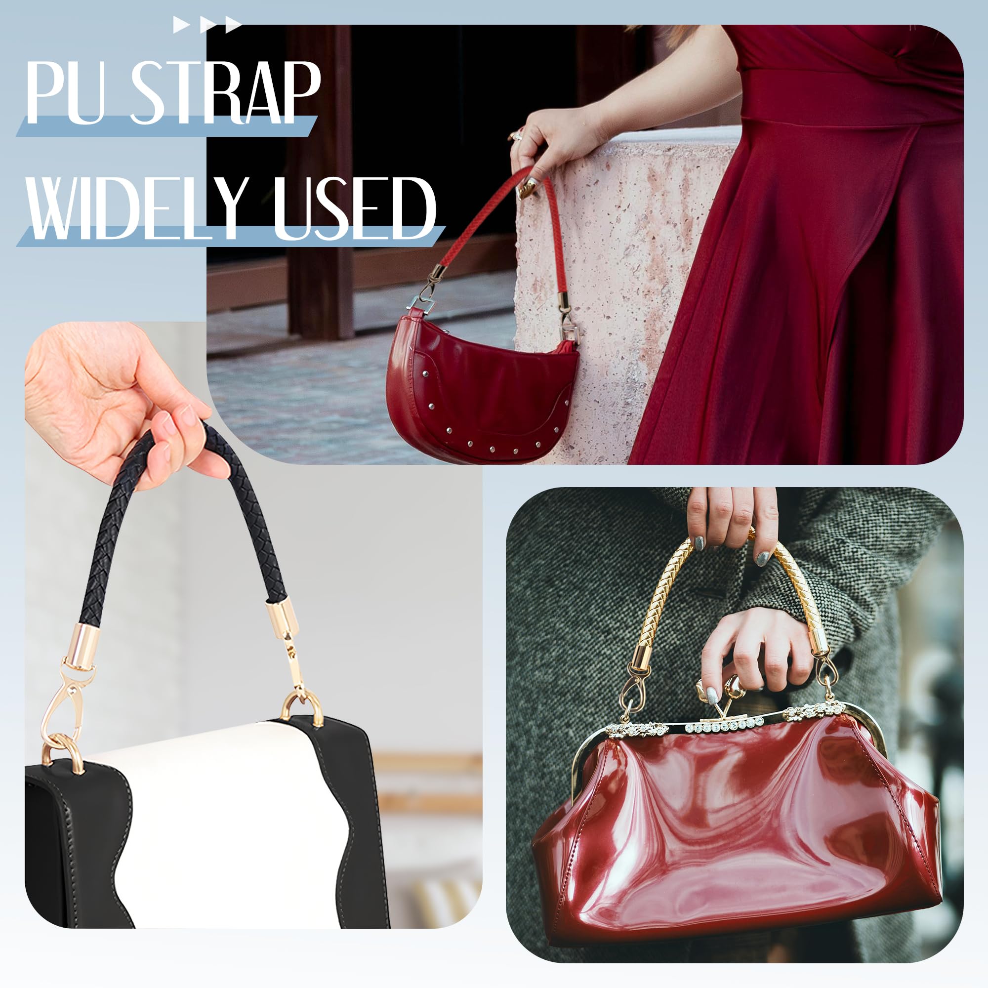 Creation De Sac A Main - Limics24 - Remplacement Asudaro Pièces Poignée 60Cm Anse À Bandoulière