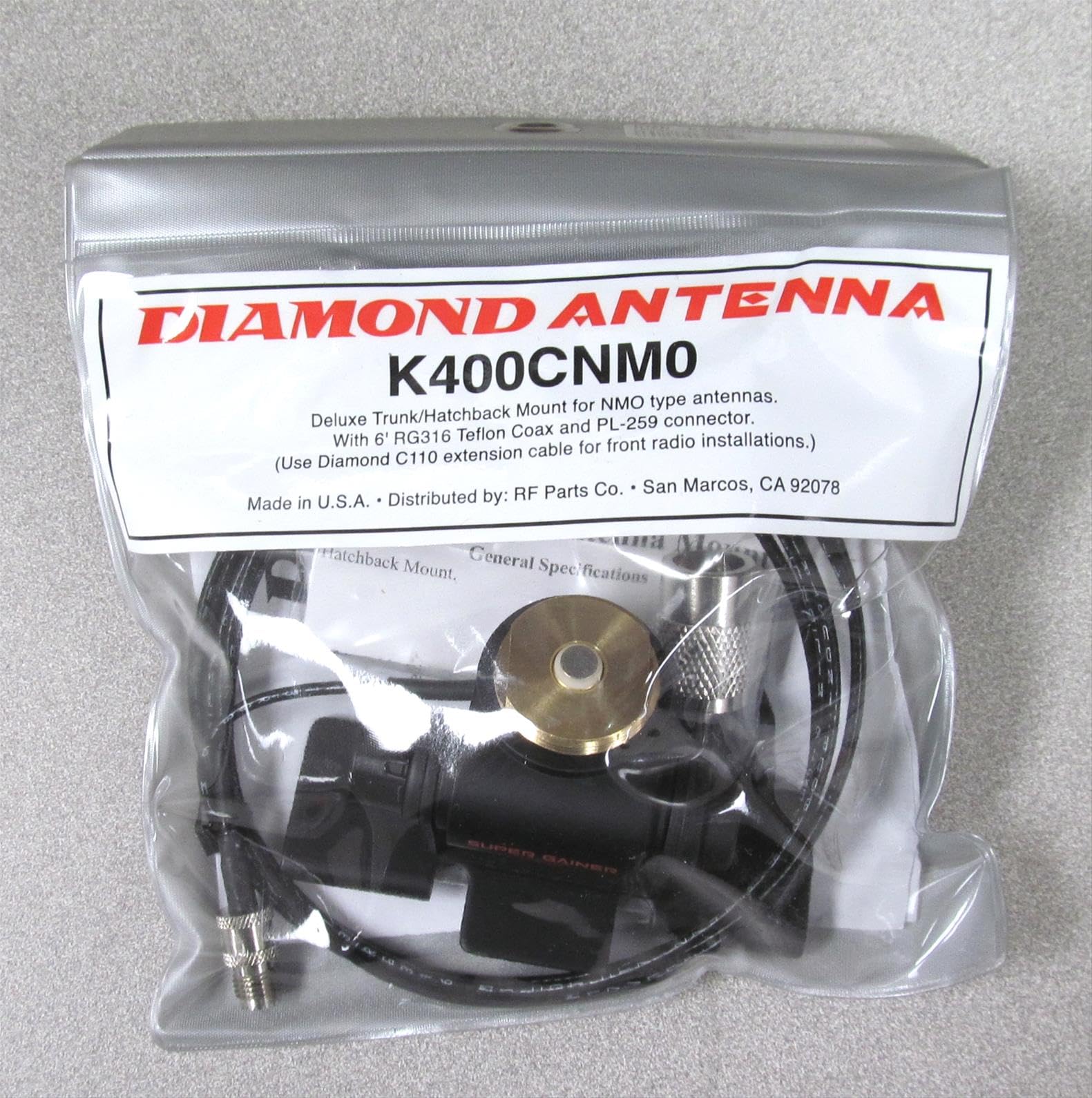 Amazon.com: K400CNMO Diamond Antenna K400 Series Trunk and