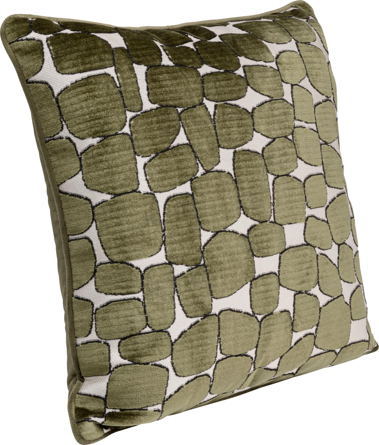 Kare Design Kissen Pebbles, Mehrfarbig, 45x45 cm, Abnehmbarer Bezug mit Reißverschluss, Dekokissen inklusive Füllung, Zierkissen, Sofakissen