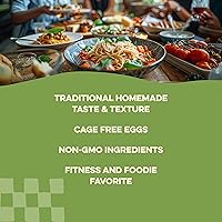 Vista 6 de Al Dente Carba-Nada Fusilli - Bajo en carbohidratos, alto en proteínas, apto para dieta cetogénica y de puntos, fideos artesanales para pasta