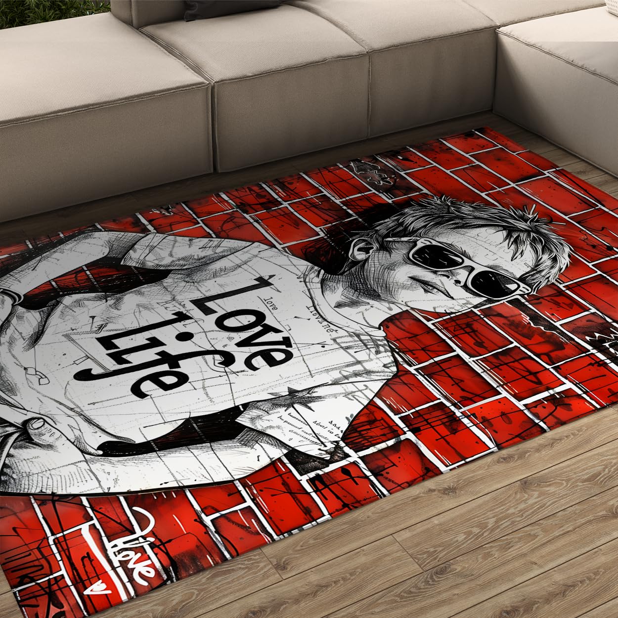 Carpette style hip hop pour relooker une chambre d'adolescent ou un salon moderne