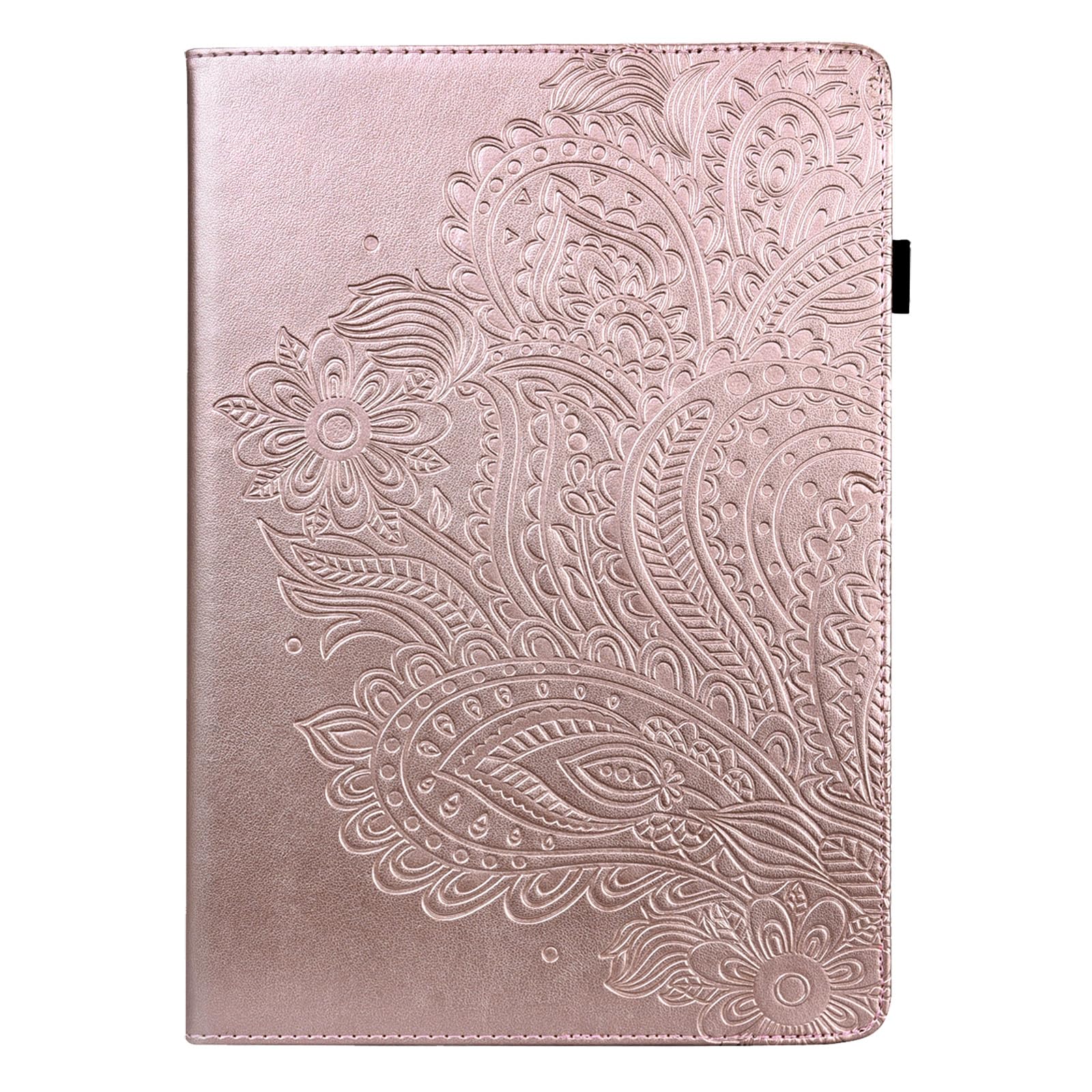 Coque pour Honor Pad 8 2022 12 Pouces Coque de Protection avec Stylet et Porte-Stylo Ultra Fin à Rabat en Cuir PU pour Honor Pad 8 2022 Case (Or Rose)