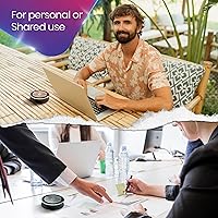 Vista 2 de EPOS - Sennheiser Expand 30 Altavoz Bluetooth portátil - Paquete global Teck con paño de microfibra GTW - Compatible con equipos, Zoom, Webex