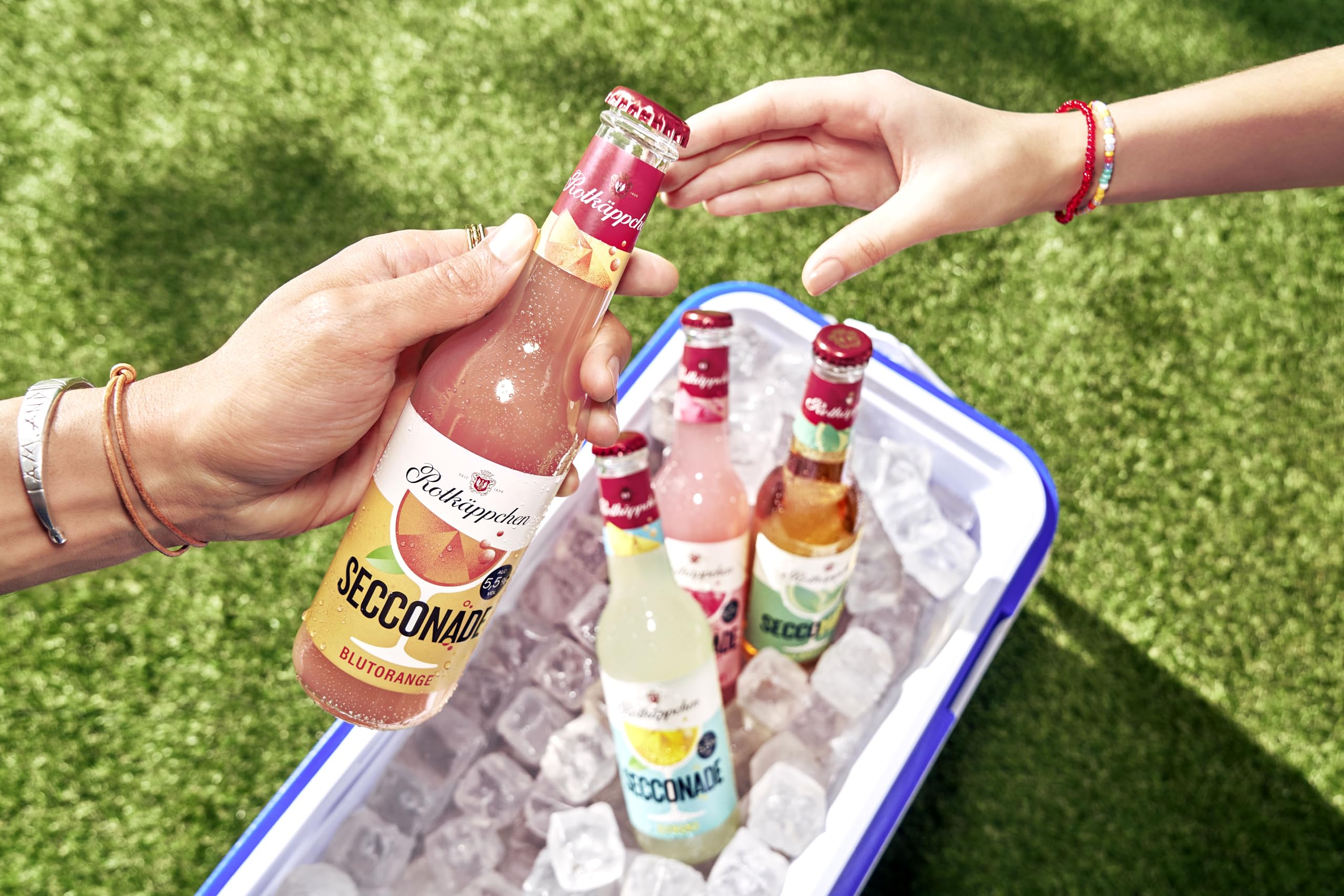 Rotkäppchen Secconade Blutorange (12x 0,33l) – Limonade trifft Secco- Der natürliche Blutorangen-Kick unter den Spritz-Drinks