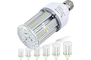 Amazon High Brightness LED Light Bulb, 300W Corn Light Bulb, E26 LED Corn Lamp