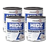 Zinsser 373693-4PK HIDZ Multi-Purpose Primer and Sealer, Quart, Flat White, 4 Pack