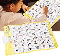 Vista 6 de Gráficos de pared de aprendizaje interactivo, gráfico de pared electrónico interactivo del alfabeto, póster educativo bilingüe inglés y chino