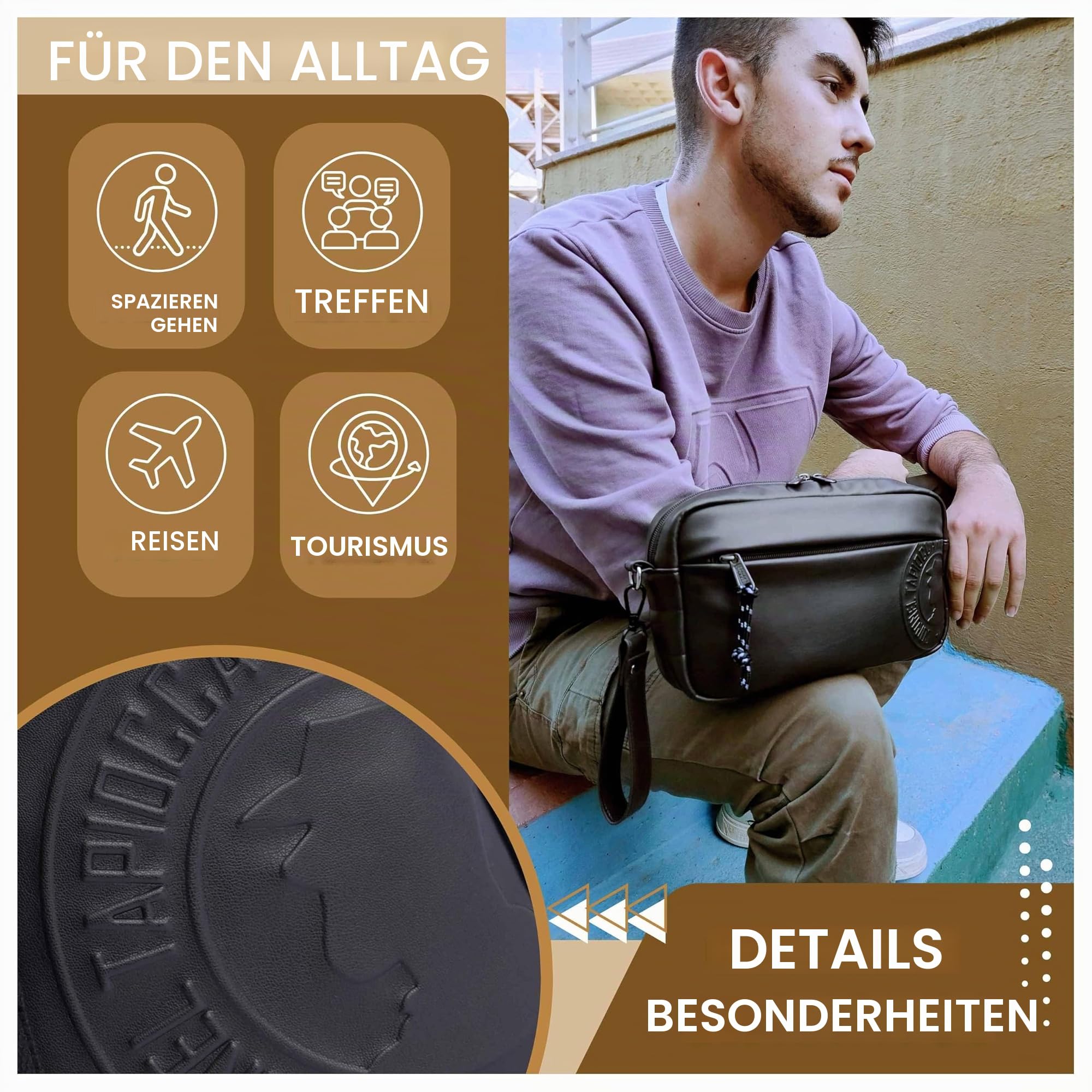 Coronel Tapioca Herren Handgelenktasche
