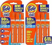 Tide To Go Instant Stain Remover Pens - Portable Clothes Stain Remover for Food & Drink Spills, Bleach-Free, 3 Count (Pack of 2)