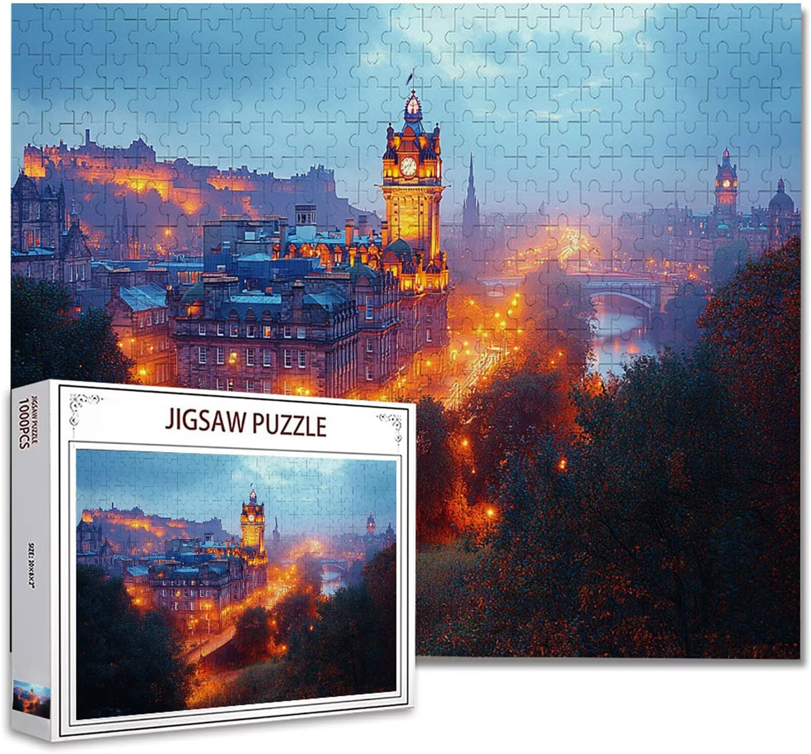 Puzzle 2000 Piezas Adultos Paisaje Puzzle Imposible Rompecabezas Pieza De Madera Jigsaw Un Rompecabezas Desafiante, Uegos Rompecabezas para Toda La Famili Regalo Hombres Mujeres 70.5X99.5cm Z-13