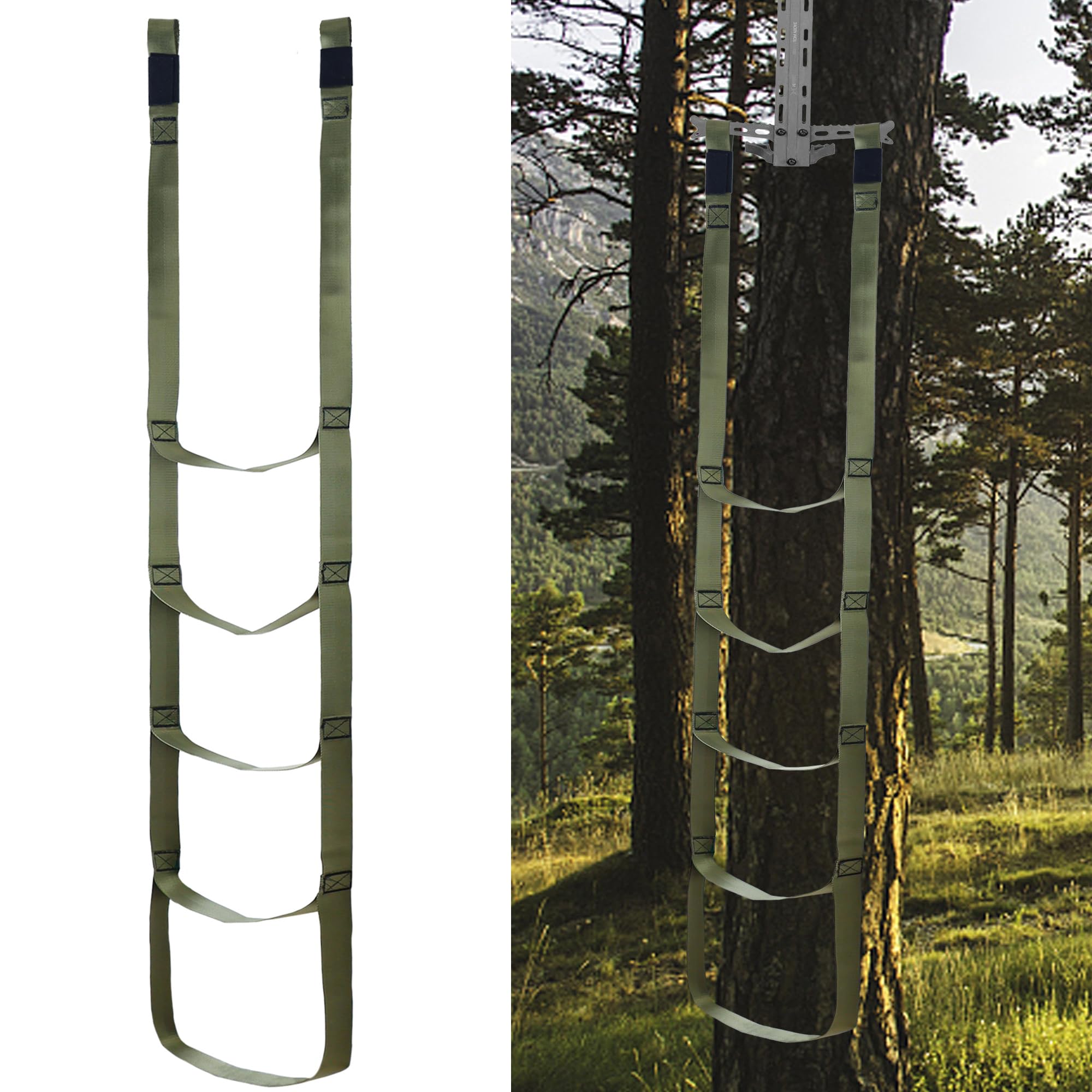 4Step Climbing Stick Aider for Hunting Climbing Sticks Tree Steps