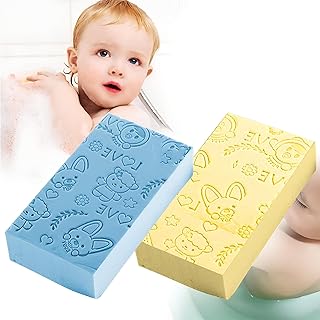 اسفنجة استحمام متعددة الاغراض - فرشاة تنظيف من الالياف الطبيعية الملونة مناسبة للاطفال والكبار، فعالة في ازالة السموم من البشرة وتقليل المسام والتقشير اللطيف لبشرة أكثر صحة (3)